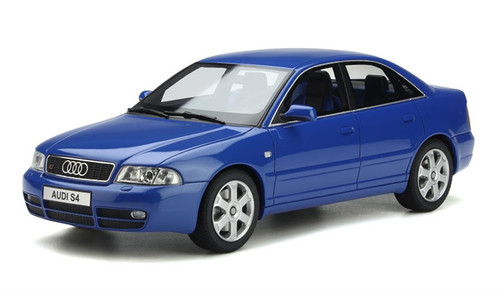 1/18 OTTO Audi S4 B5 2.7 Bi-Turbo (Nogaro Blue) Resin Car Model