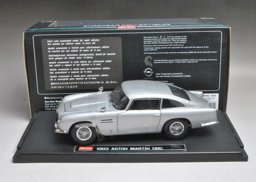 1/18 Sunstar 1963 Aston Martin DB5 (British Racing Green) Diecast