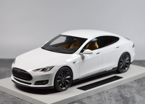 1/18 LS Collectibles Tesla Model S P100D (White) Car Model