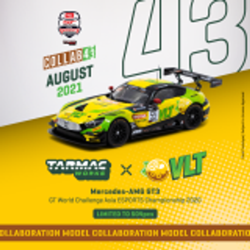 1/43 Mercedes-Benz AMG GT3 GT World Challenge Asia ESPORTS Championship T43-015-VLT(Limited to 504pcs) (Tarmac Works)
