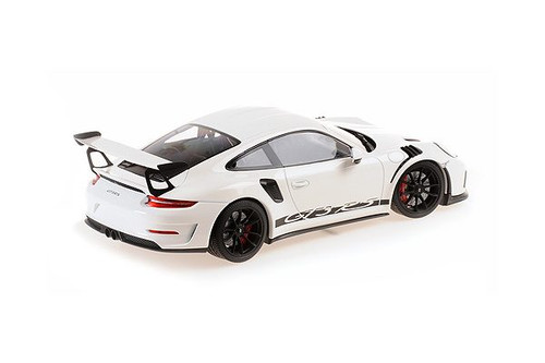 1/18 Minichamps 2019 Porsche 911 (991.2) GT3 RS (White with Black Wheels) Car Model