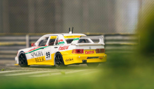 Tarmac Works 1/64 Mercedes-Benz 190 E 2.5-16 Evolution II SE Asia T64-024-99SEA99(Diecast Car Model)