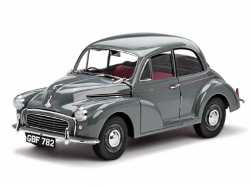 1/12 Sunstar 1956 Morris Minor 1000 Saloon LGT (Grey) Diecast Car Model