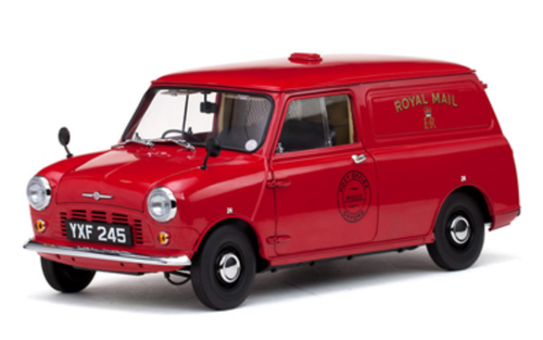 1/12 1960 Morris Minivan Royal Mail (Red) Diecast Car Model