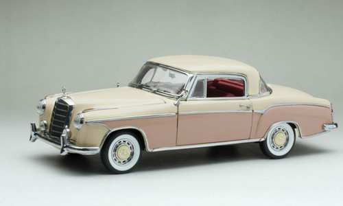 1/18 Sunstar 1960 Mercedes-Benz 220 SE 220SE Cabriolet (Silver