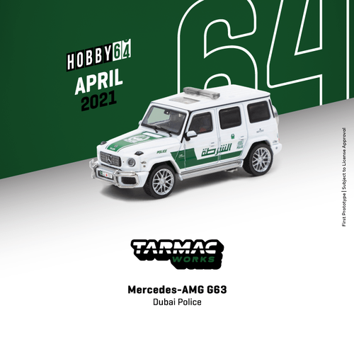 1/64 Mercedes-AMG G63 Dubai police (Tarmac Works)