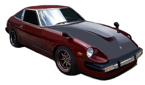 1/43 Ignition Model Nissan Fairlady Z (S130) Maroon/Black 