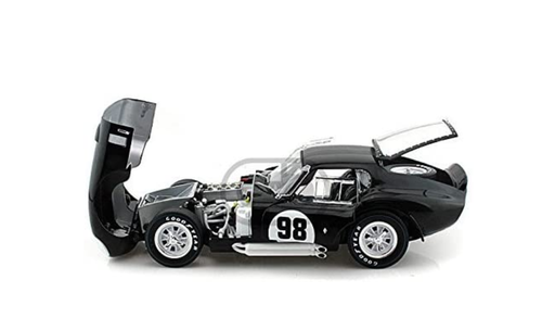 1/18 Shelby Collectibles 1965 Shelby Cobra Daytona Coupe #98 Black Diecast Car Model