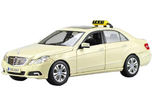 1/18 Mercedes-Benz MB E-Class W212 Taxi Diecast Car Model
