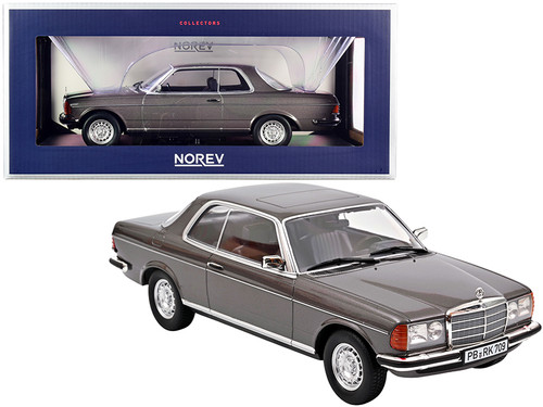 1/18 Norev 1980 Mercedes Benz 280 CE Anthracite Gray Metallic Diecast Car Model