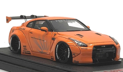 1/43 Ignition Model Nissan LB-WORKS GT-R (R35) Orange Metallic 