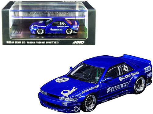 1/64 INNO64 Nissan Silvia S13 (V12) Pandem Rocket Bunny (Blue