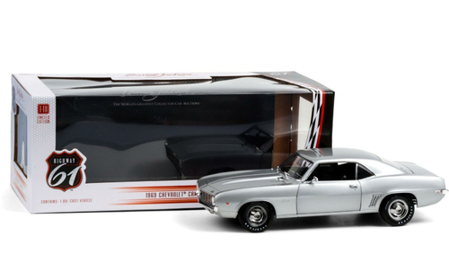 1/18 1969 Chevrolet Chevy Camaro ZL1 Coupe Barrett-Jackson Diecast Car Model