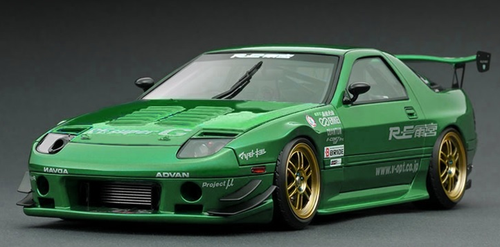  1/43 Ignition Model Mazda RX-7 (FC3S) RE Amemiya Green Resin