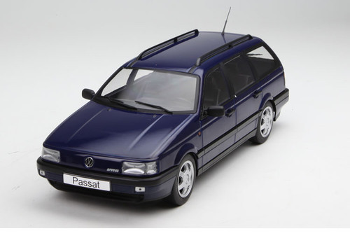海外限定 Volkswagen Passat (B3) ミニカーセット 3色 1/18 KK-Scale 1988 Volkswagen VW Passat B3 (Blue) - LIVECARMODEL.com