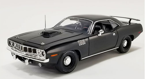 1/18 ACME 1971 Plymouth Hemi Cuda B5 (Black) Diecast Car Model