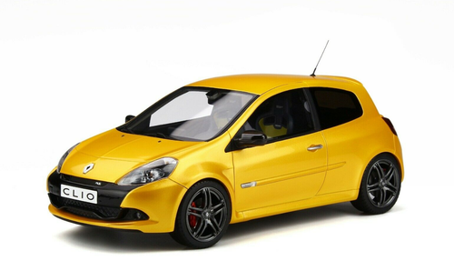 1/18 OTTO Renault Clio 3 RS Phase 2 Sport Cup Yellow Resin Car Model