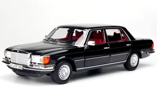 1/18 Mercedes-Benz Mercedes 450SEL 450 SEL 6.9 (Black with Red Interior) Diecast Car Model