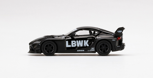 1/64 MINI GT LB★WORKS Toyota GR Supra Glossy Black + Matt Black RHD Diecast Car Model