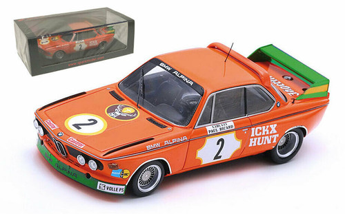 1/43 BMW 3.0 CSL No.2 2nd Paul Ricard 1973 J. Ickx - J. Hunt Car Model