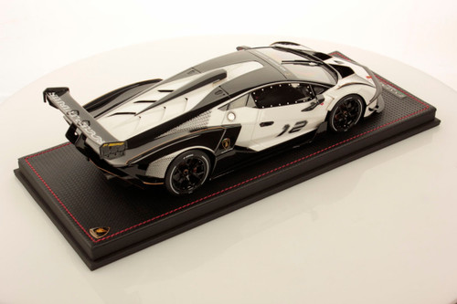 1/18 MR Collection Lamborghini Essenza SCV12 (Bianco Asopo White) Resin Car Model Limited