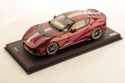 1/18 MR Collection Ferrari 812 Competizione (Rosso Fiorano Red with Grey Livery) Resin Car Model