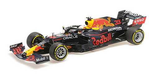 1/18 Minichamps Max Verstappen Red Bull RB16B #33 Formula 1 Emilia-Romagna GP Imola World Champion 2021 Car Model