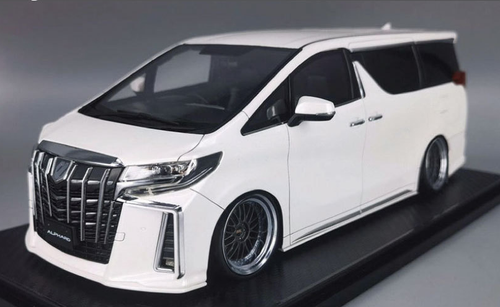 1/18 Ignition Model Toyota Alphard (H30W) Executive Lounge S Pearl White 