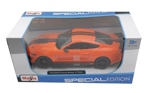 1/24 2020 Ford Mustang Shelby GT500 (Orange) Diecast Car Model