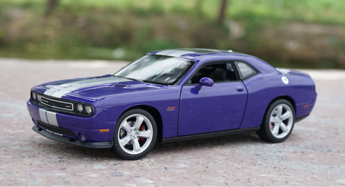 1/24 Welly FX Dodge Challenger (Purple/Blue) Diecast Car Model