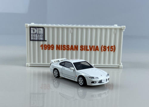  1/64 DieCast Master Nissan Silvia S15 White RHD (White Container)