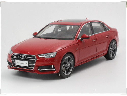 1/18 Dealer Edition Audi A4 A4L (Red) B9 (Typ 8W; 2016–present) Diecast Car Model