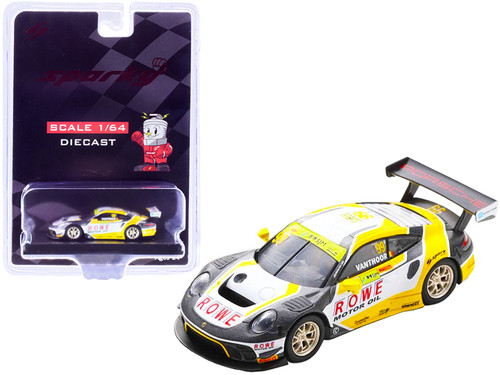 Porsche 911 GT3 R #99 Laurens Vanthoor "ROWE" Racing 2nd FIA GT World Cup Macau (2019) 1/64 Diecast Model Car by Sparky