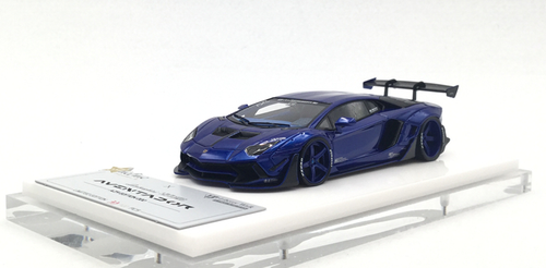 1/43 Fuelme Lamborghini Aventador Roadster LB Works 50th Anniversary (BLUE) Diecast Car Model