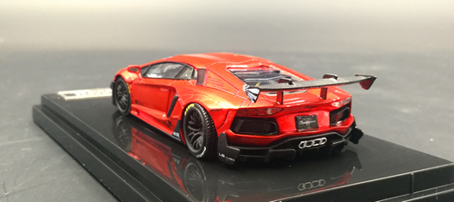  1/64 JEC LB WORKS Aventador 2.0 Red matching carbon fiber