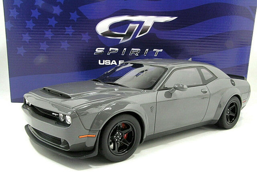 1/18 Dodge Challenger Super Stock 2021 Blue Resin Model Car by GT Spirit  GT362