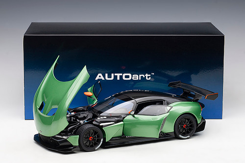 ②シーマ 1/18 AUTOart Aston Martin Vulcan (Matte Black with Lime