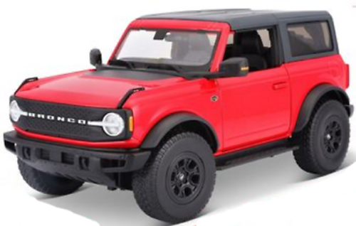 1/18 2021 Ford Bronco Wildtrack Edition (Red) Diecast Car Model