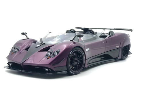 1/18 LCD Pagani Zonda HP Barchetta (Carbon Purple) Diecast Car 