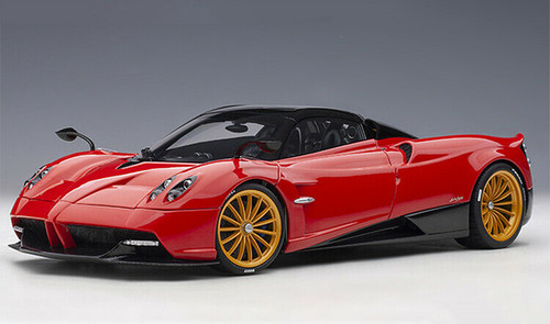 1/18 AUTOart Pagani Huayra Roadster (Blue Tricolore Carbon Fiber
