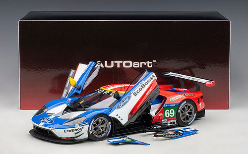 1/18 AUTOart 2016 Ford GT Le Mans R.Brisoe, S.Dixon, R.Westbrook #69 Car Model