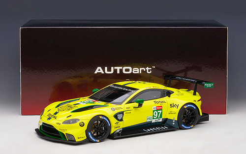 パソコンAUTO art 81807 1/18 アストンマーチン ヴァンテージ GTE 2018 （プレゼンテーションカー）＊開閉無し レーシングカー