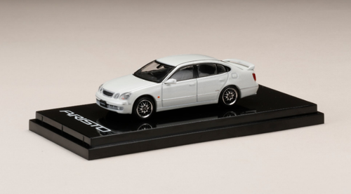 1/64 Hobby Japan Toyota ARISTO V300 VERTEX EDITION Customized Version White Pearl Diecast Car Model