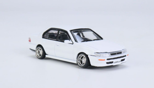  1/64 BM Creations Toyota 1996 Corolla AE100 White (LHD) 