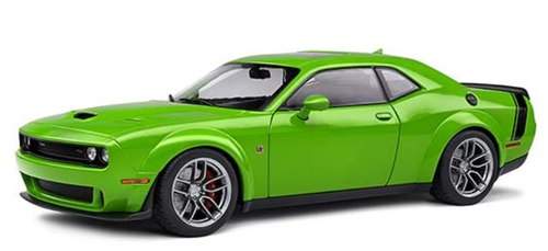  1/18 Solido 2020 Dodge Challenger R/T Scat Pack Widebody (Green) Diecast Car Model