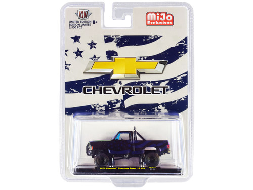 1973 Chevrolet Custom Deluxe 10 Pickup Truck with Bed Cover Black
