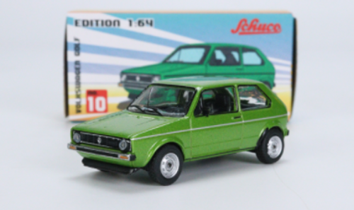  1/64 Schuco Volkswagen Golf paperbox edition Diecast Car Model