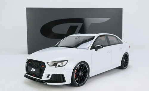 Rev up your collection with the Audi RS3 Sedan Green 1/18 by GT Spirit