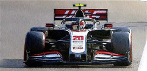 1/18 Minichamps Haas Ferrari VF20 20 F1 Grand Prix d'Abu Dhabi 2020 Kevin Magnussen Car Model