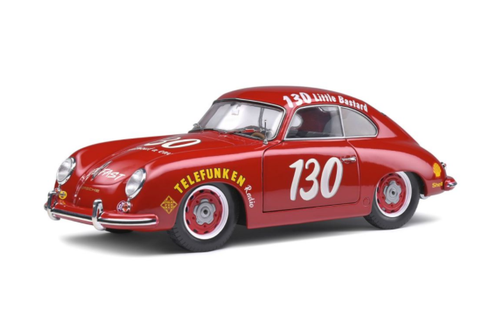  1/18 Solido Porsche 356 Pré-A James Dean Tribute Red Diecast Car Model